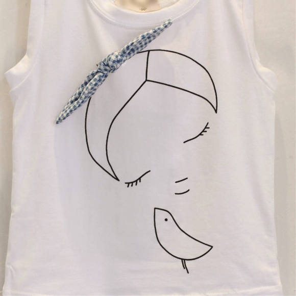 Toddler Girls Sleeveless Skort Set -Checkered Blue - Picture 2 of 6